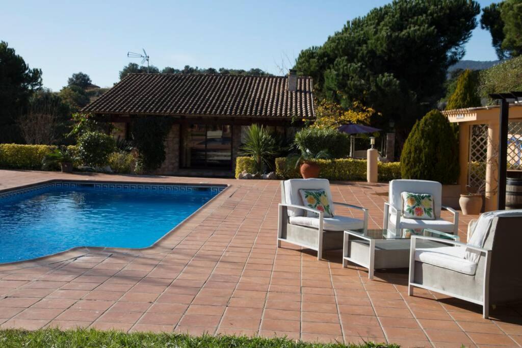 Casa Bella Con Piscina Villa Caldes De Montbui Buitenkant foto